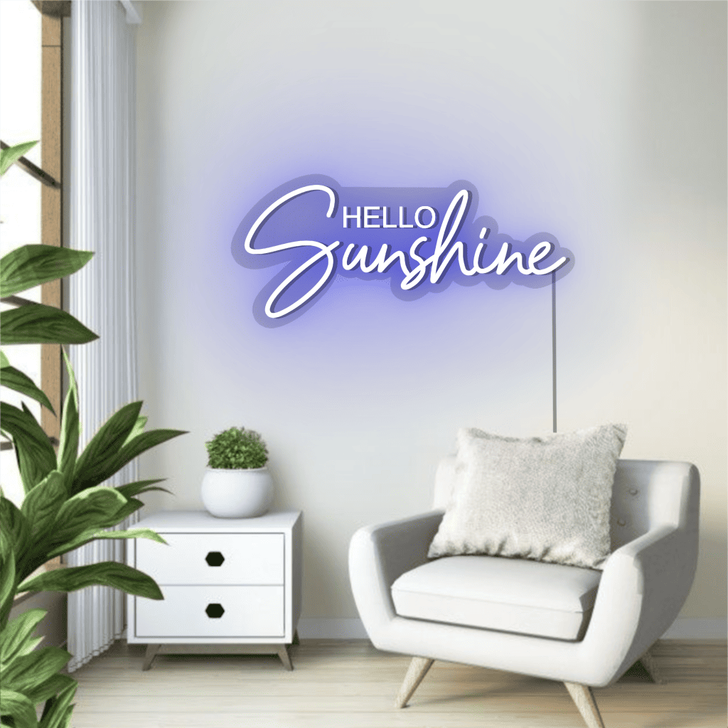 Hello Sunshine Neon Sign