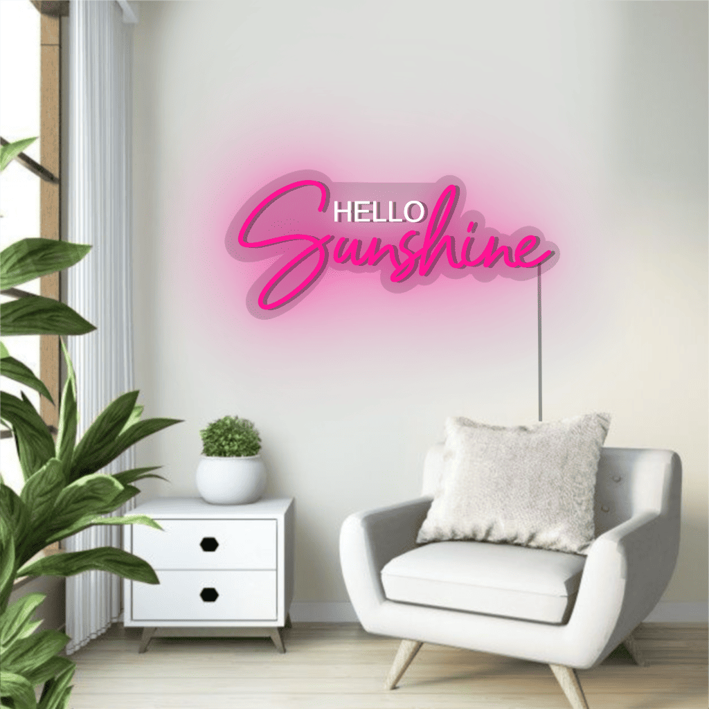 Hello Sunshine Neon Sign