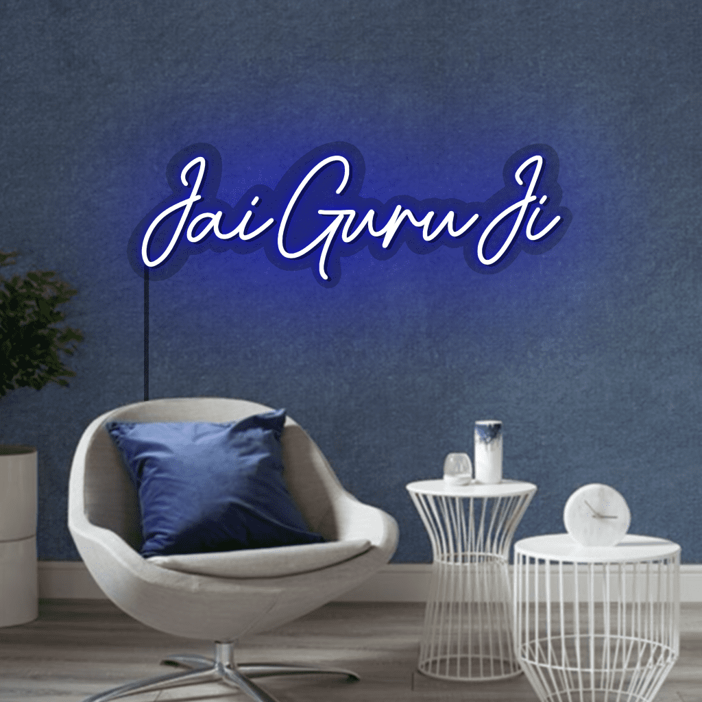 Jai Guru Ji Neon Sign