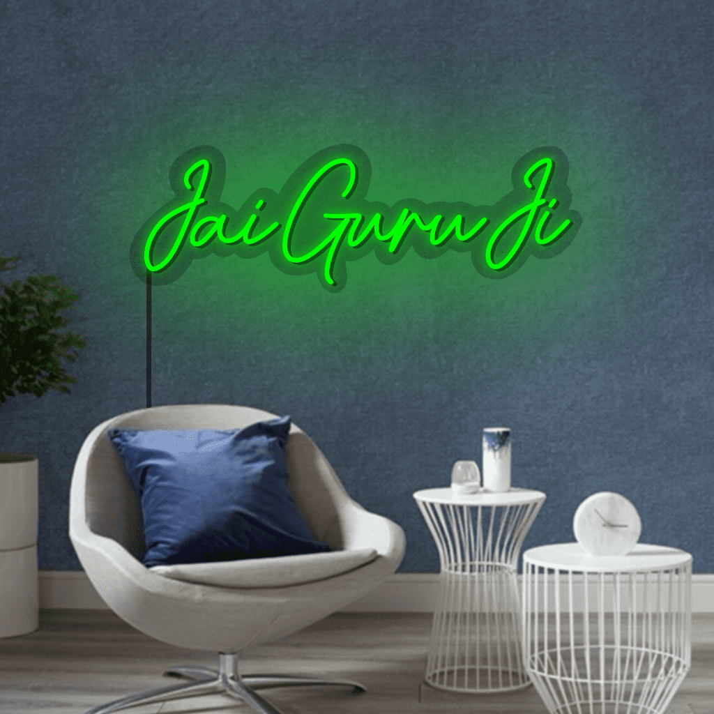 Jai Guru Ji Neon Sign
