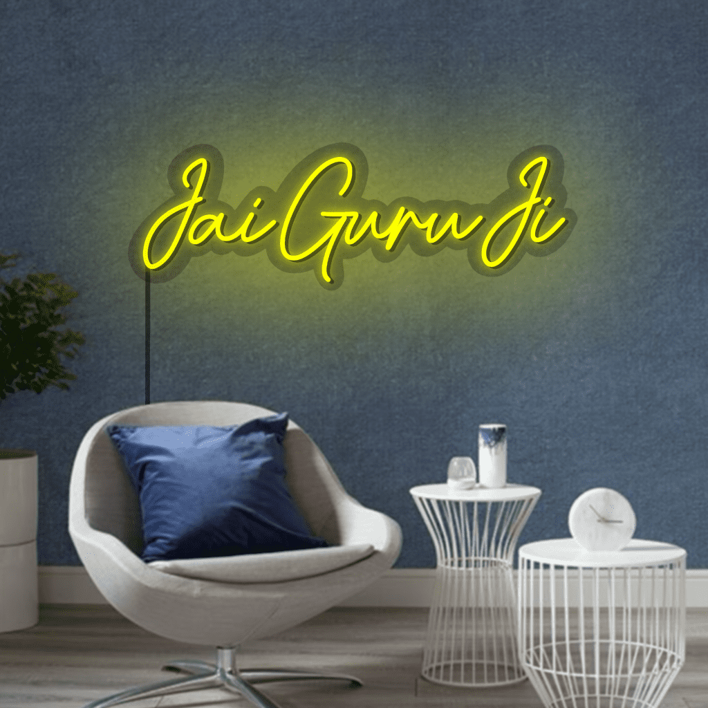 Jai Guru Ji Neon Sign