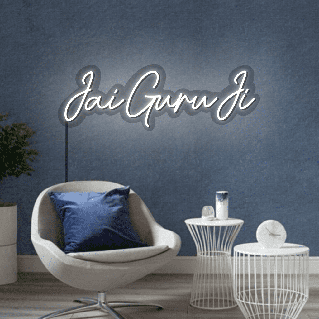 Jai Guru Ji Neon Sign