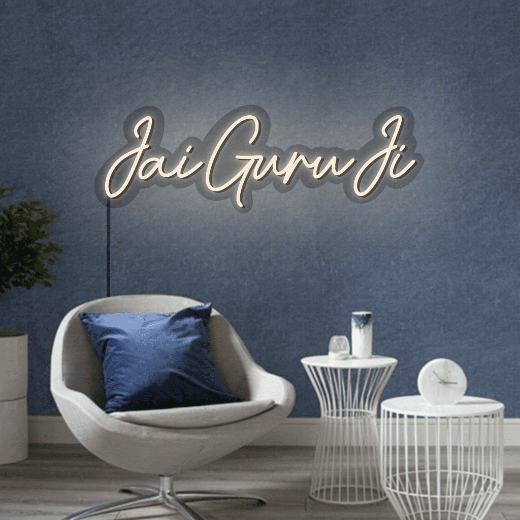 Jai Guru Ji Neon Sign