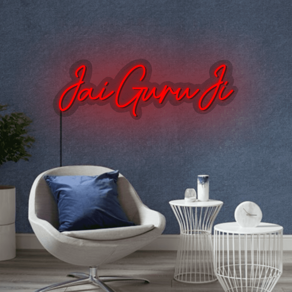 Jai Guru Ji Neon Sign