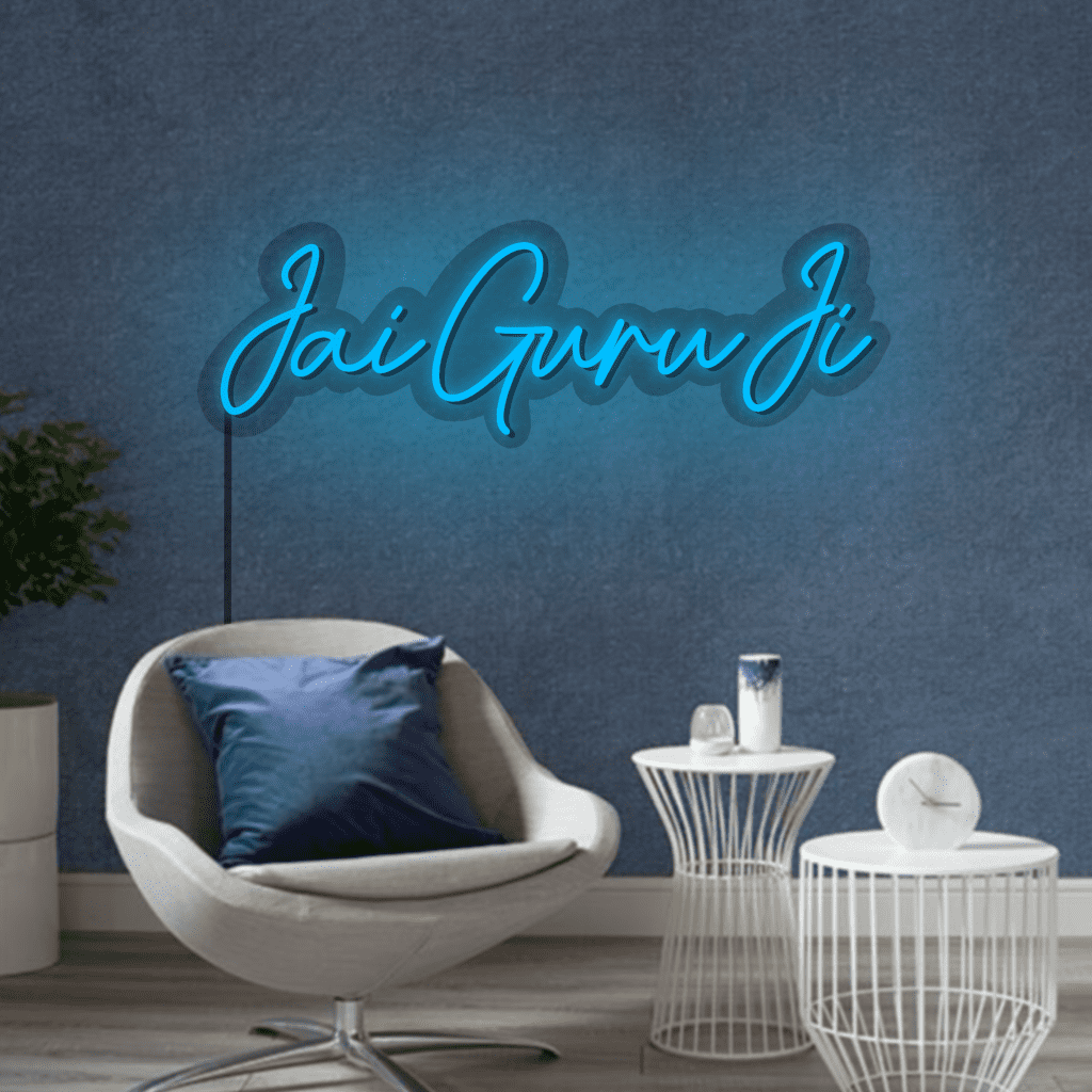 Jai Guru Ji Neon Sign