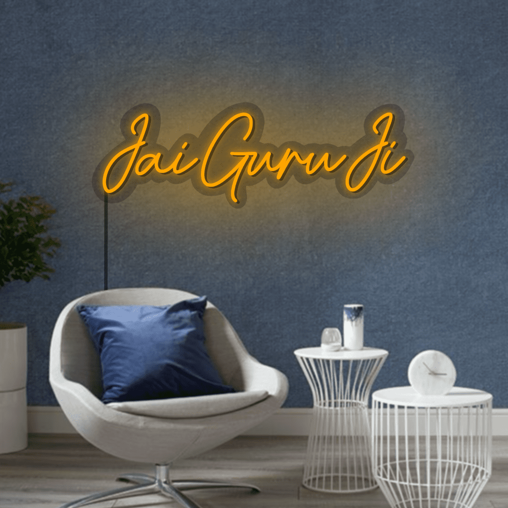 Jai Guru Ji Neon Sign