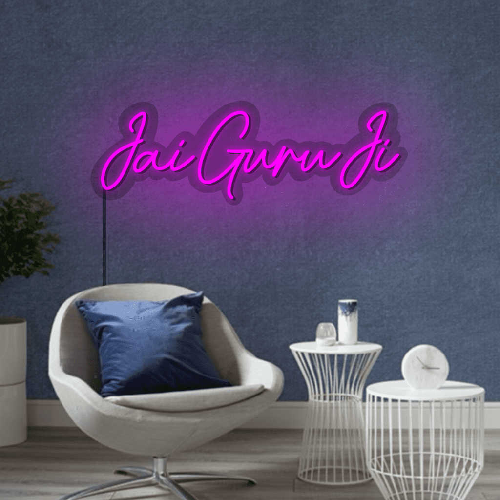Jai Guru Ji Neon Sign