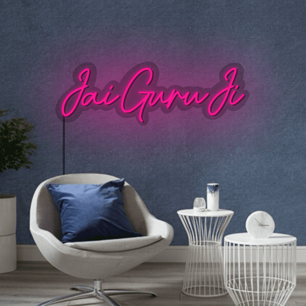 Jai Guru Ji Neon Sign