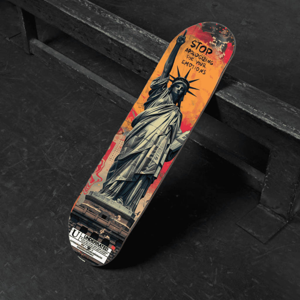 Statue Of Liberty Skateboard Deck