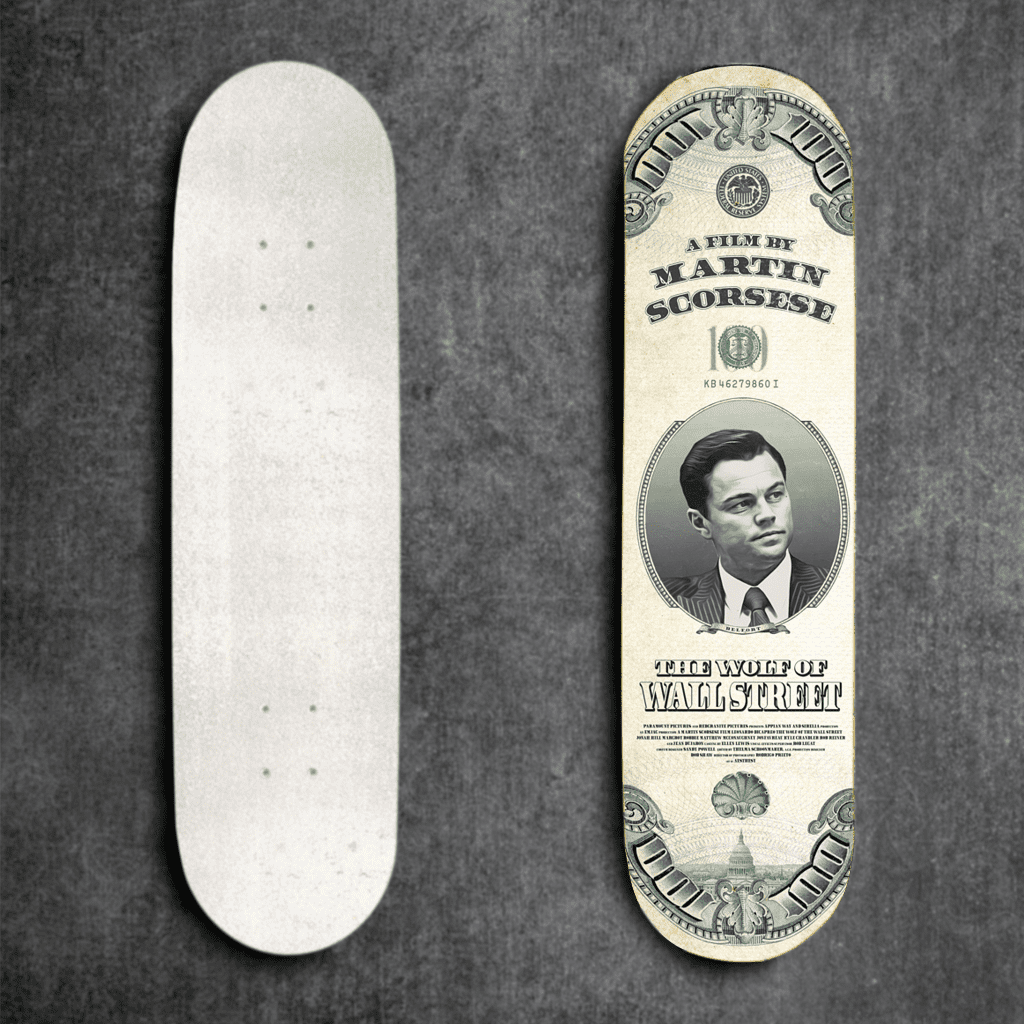 Wolf Of The Wall Street Skateboard Deck