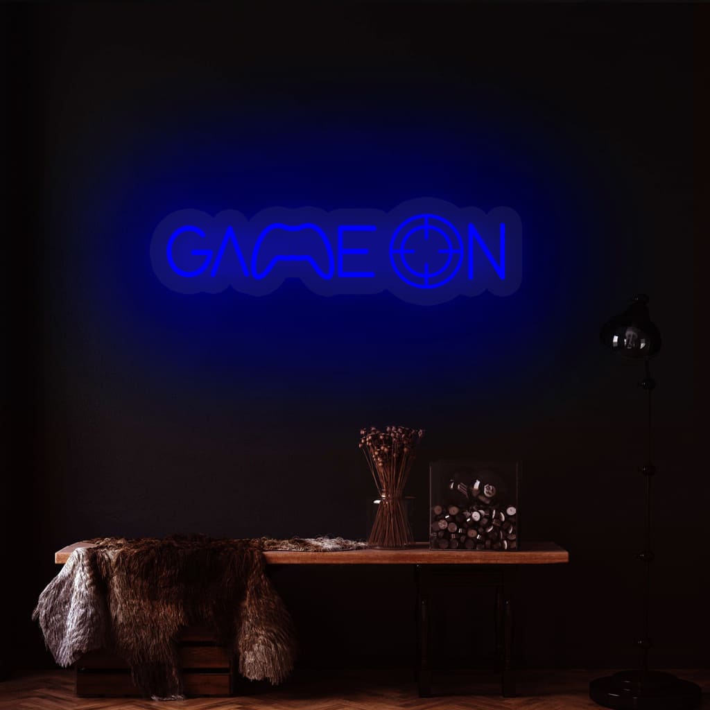 Game On Neon Sign