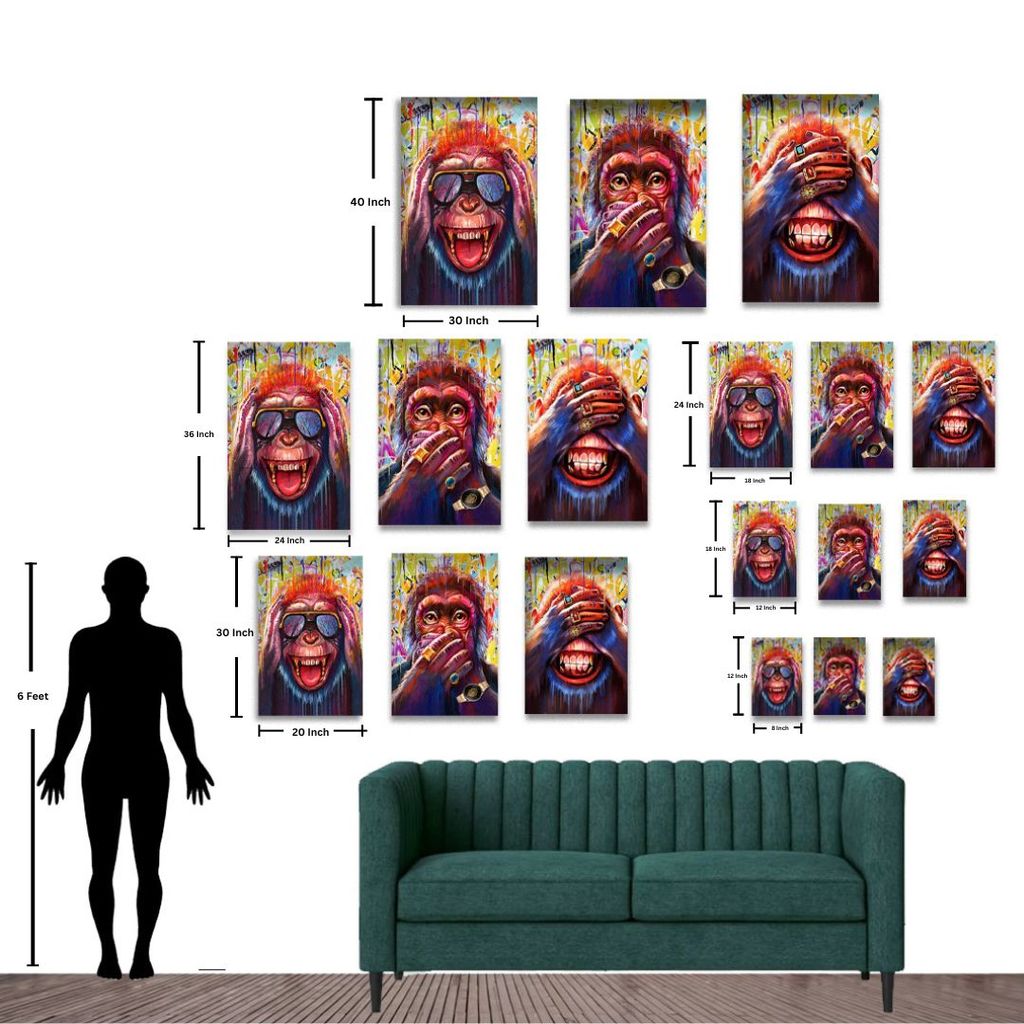 Three Mindful Monkeys