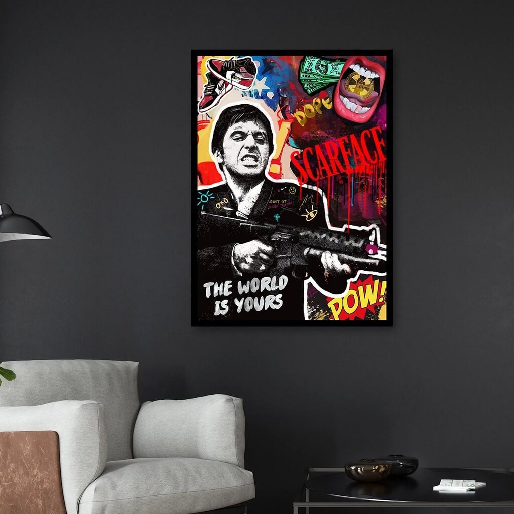 Hd Scarface The World Wallpaper Scarface scarface-the-world-is-yours-poster