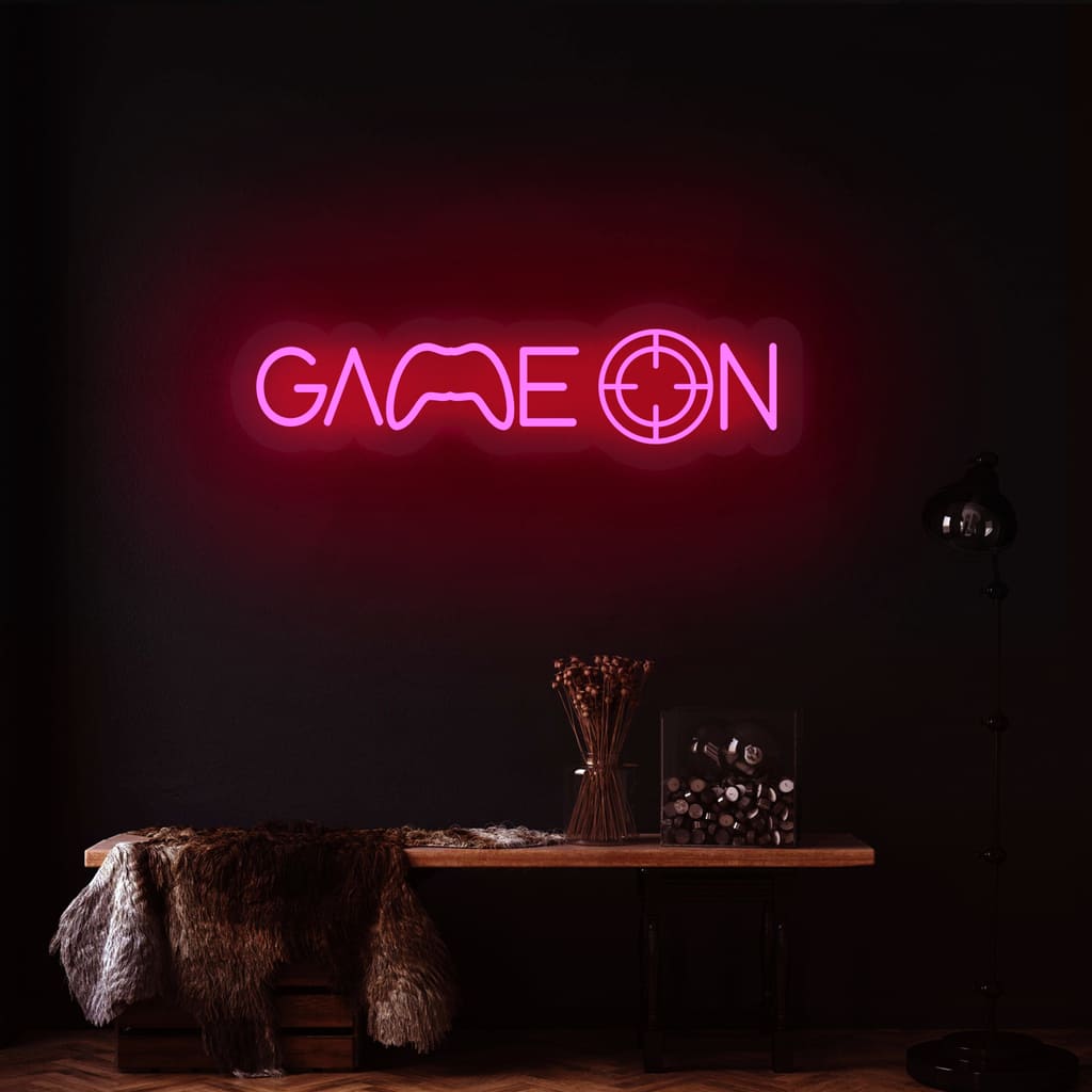 Game On Neon Sign