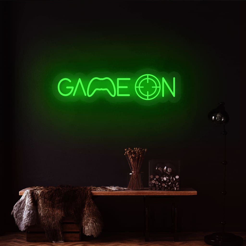 Game On Neon Sign