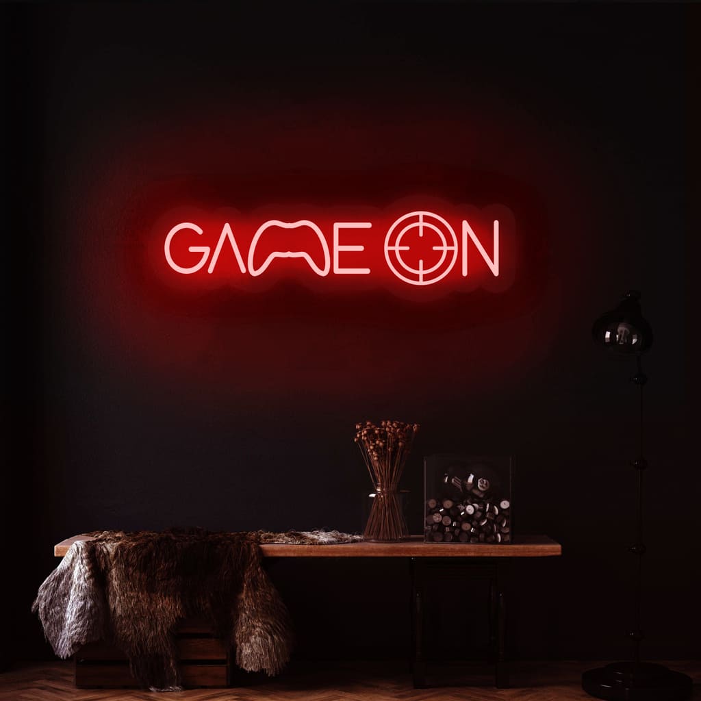 Game On Neon Sign