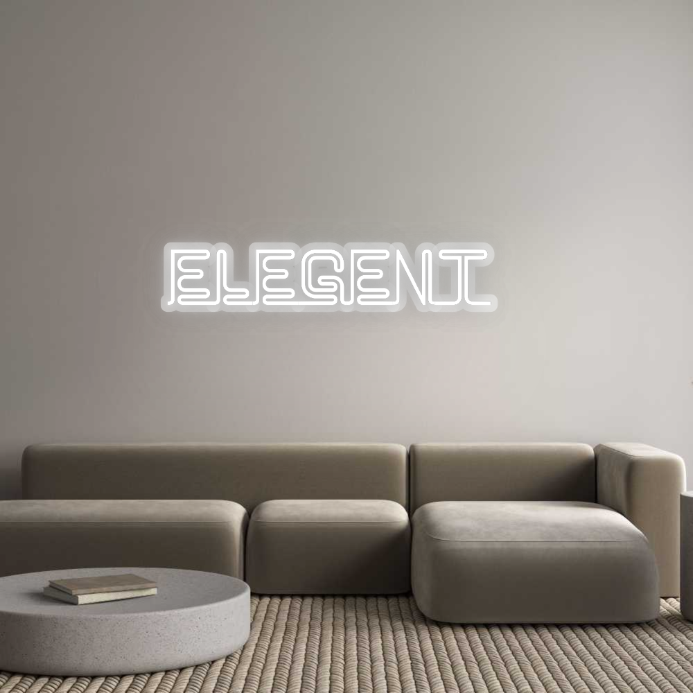 Custom Neon Sign: Elegent