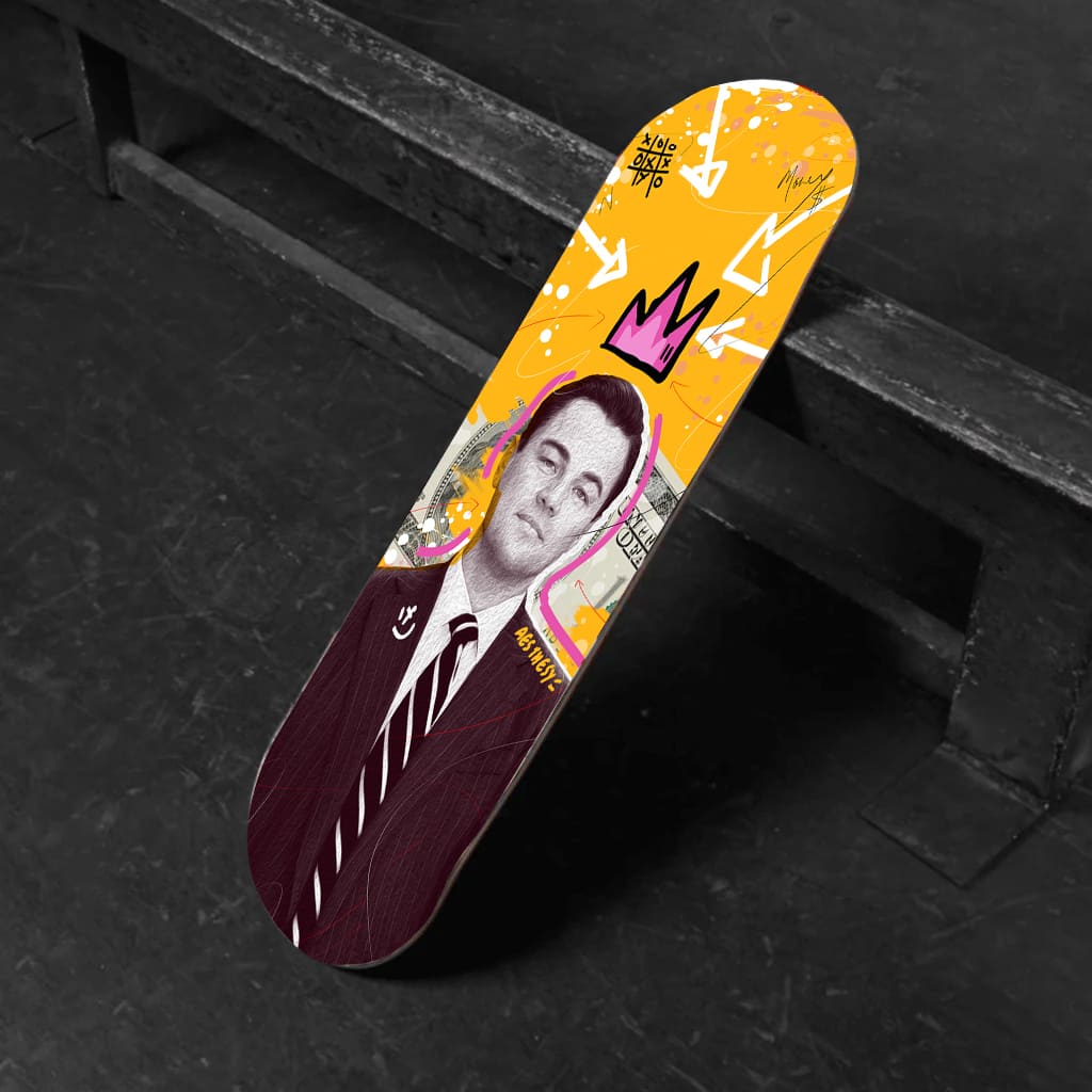 King of Wall Street Skateboard Deck