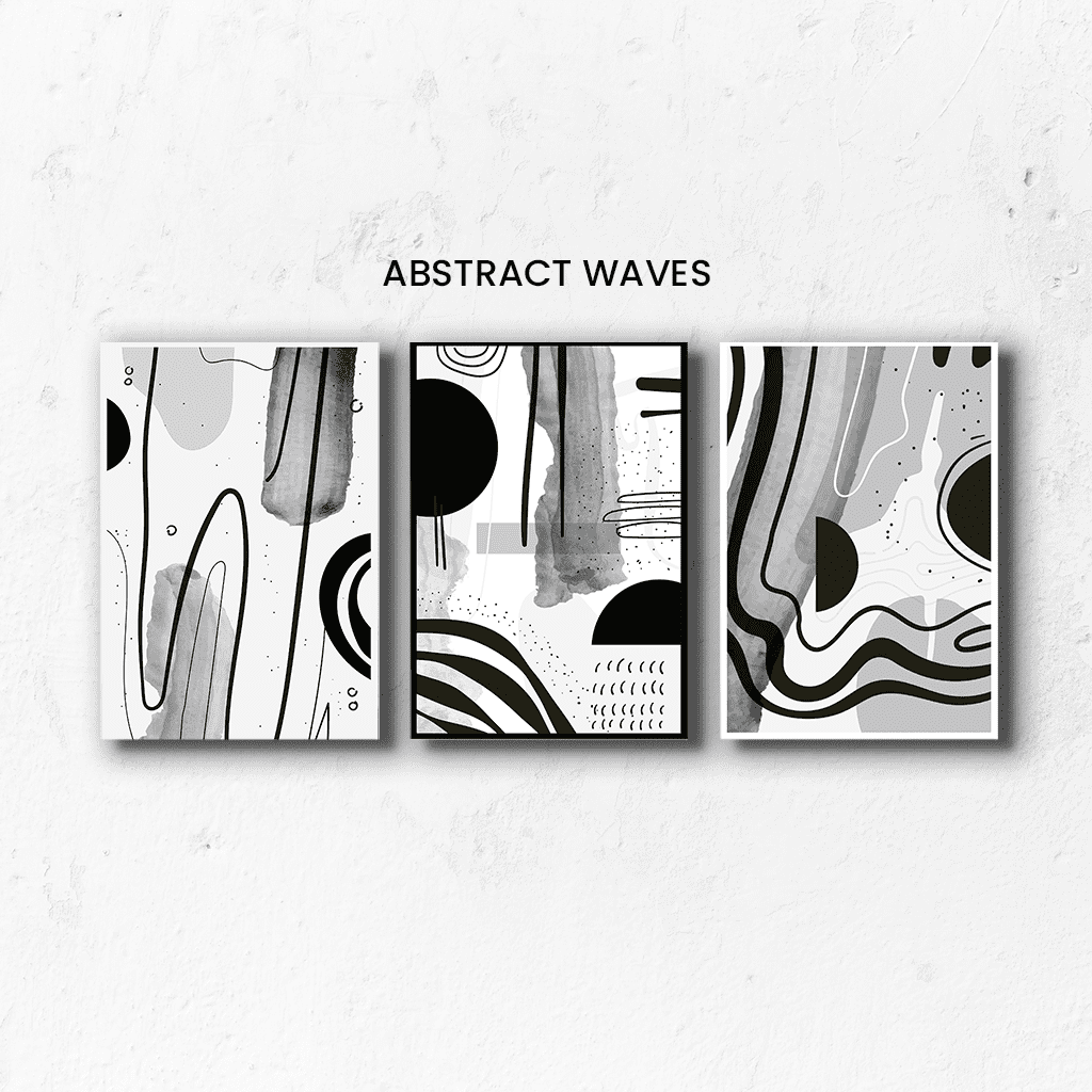 Abstract Waves - Set of 3