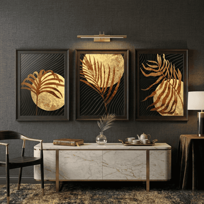 Midnight Palms - Set of 3