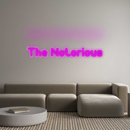 Custom Neon Sign: The Notorious