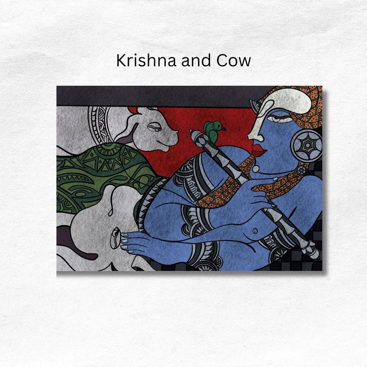 Krishna and Cow