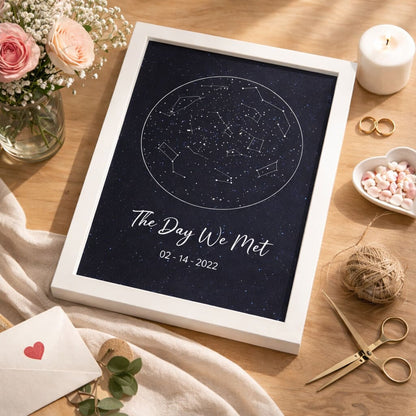 The Day We Met - Star Map Print