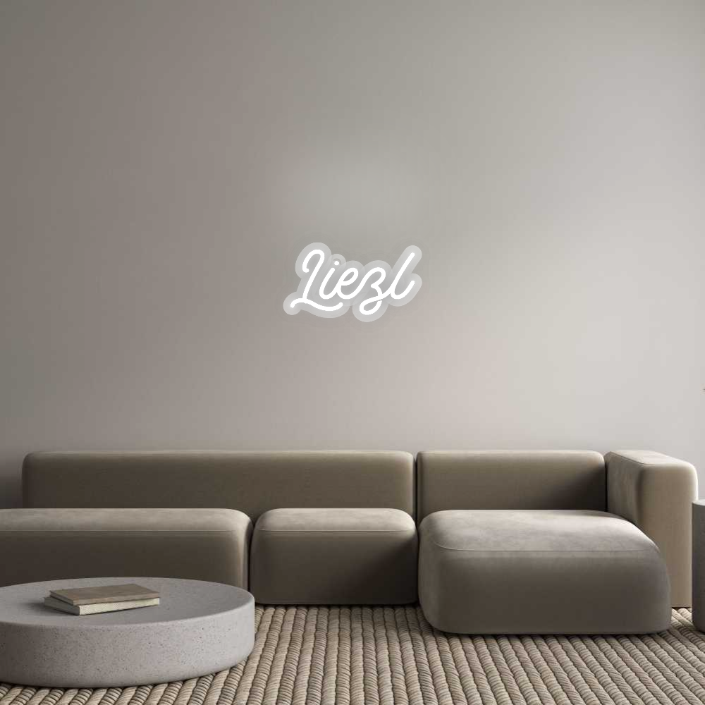 Custom Neon Sign: Liezl