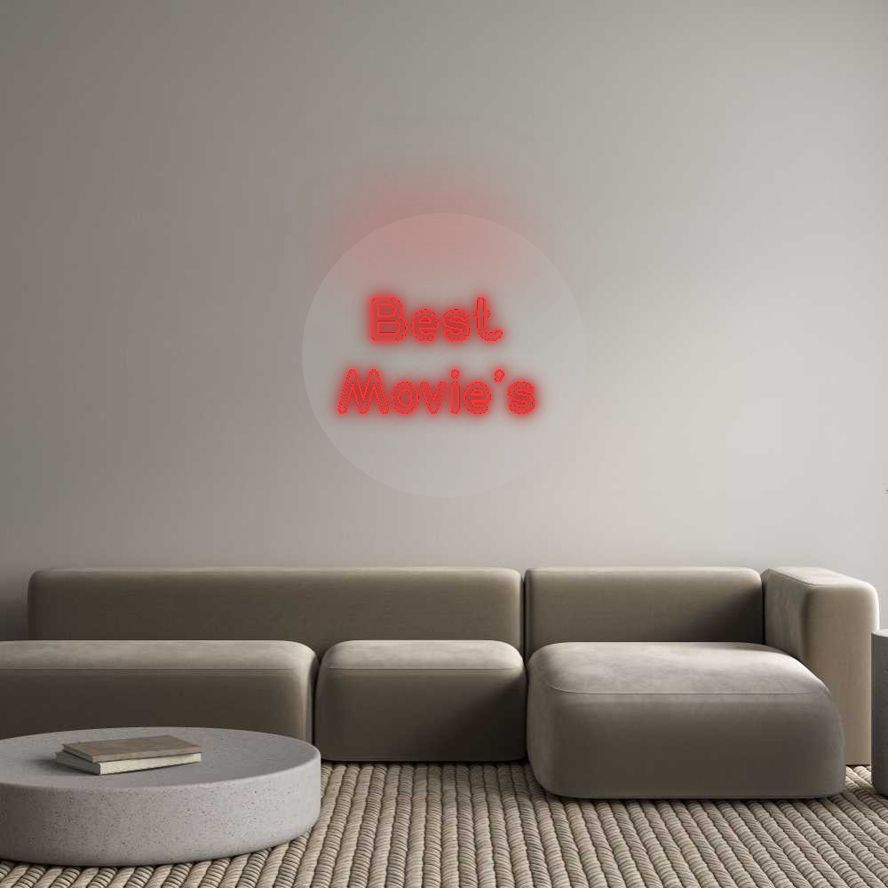 Custom Neon Sign: Best 
Movie&