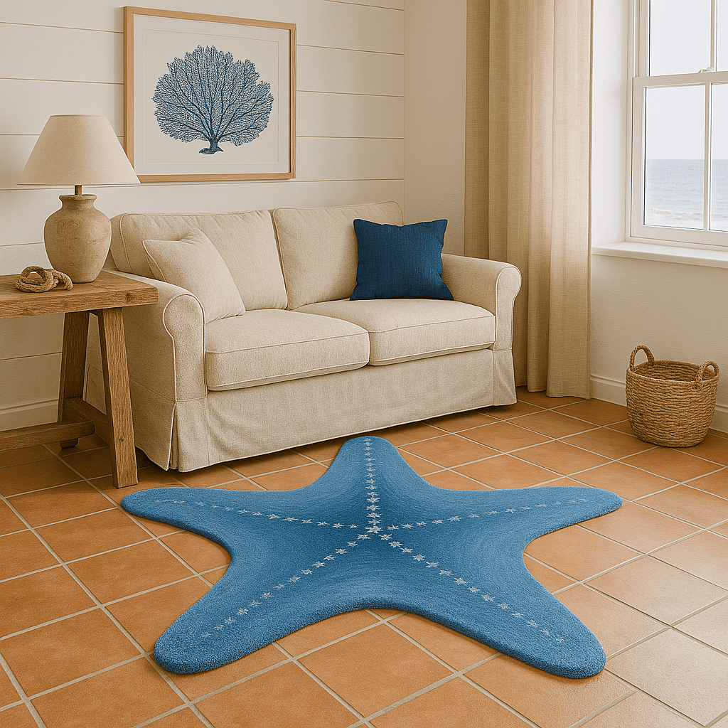 Ruby Starfish Rug