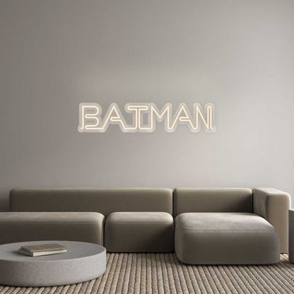 Custom Neon Sign: BATMAN