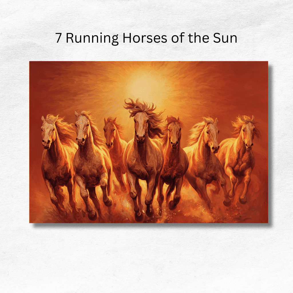 7 Running Horses of the Sun