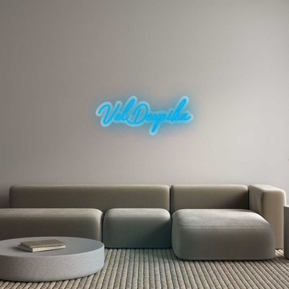 Custom Neon Sign: VelDeepika