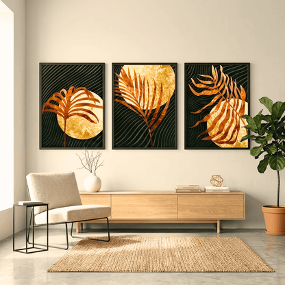 Midnight Palms - Set of 3
