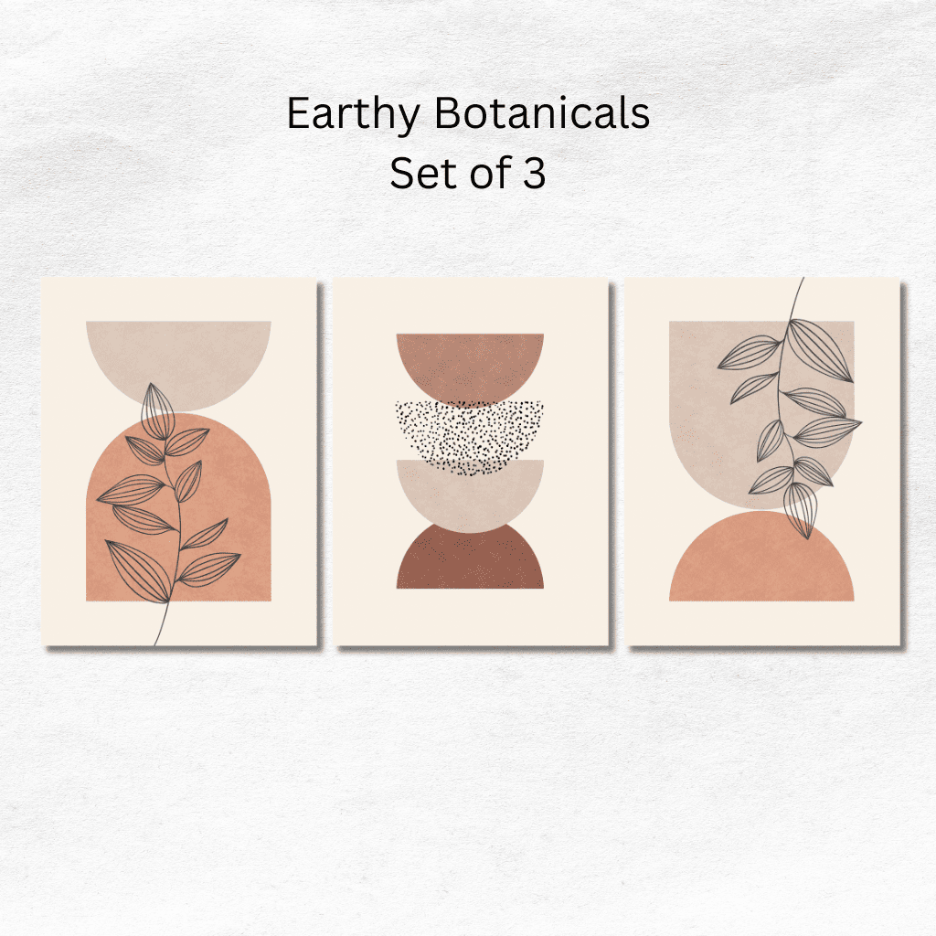 Earthy Botanicals - Set of 3
