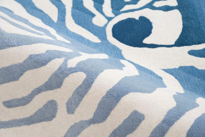 Nautilus Teal Rug