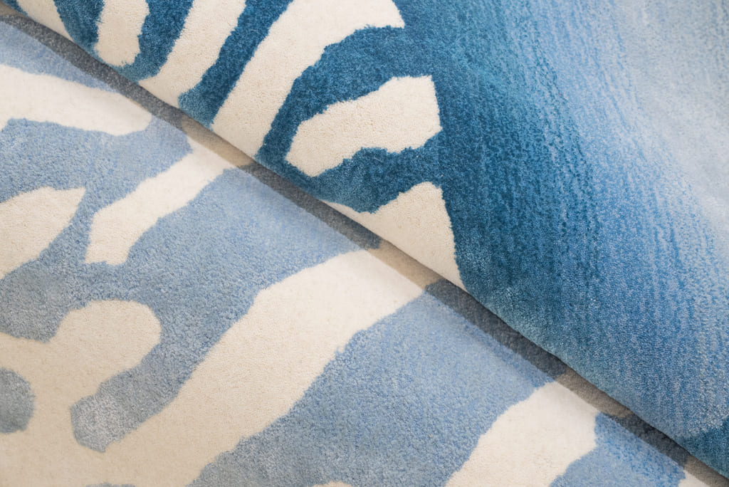Nautilus Teal Rug