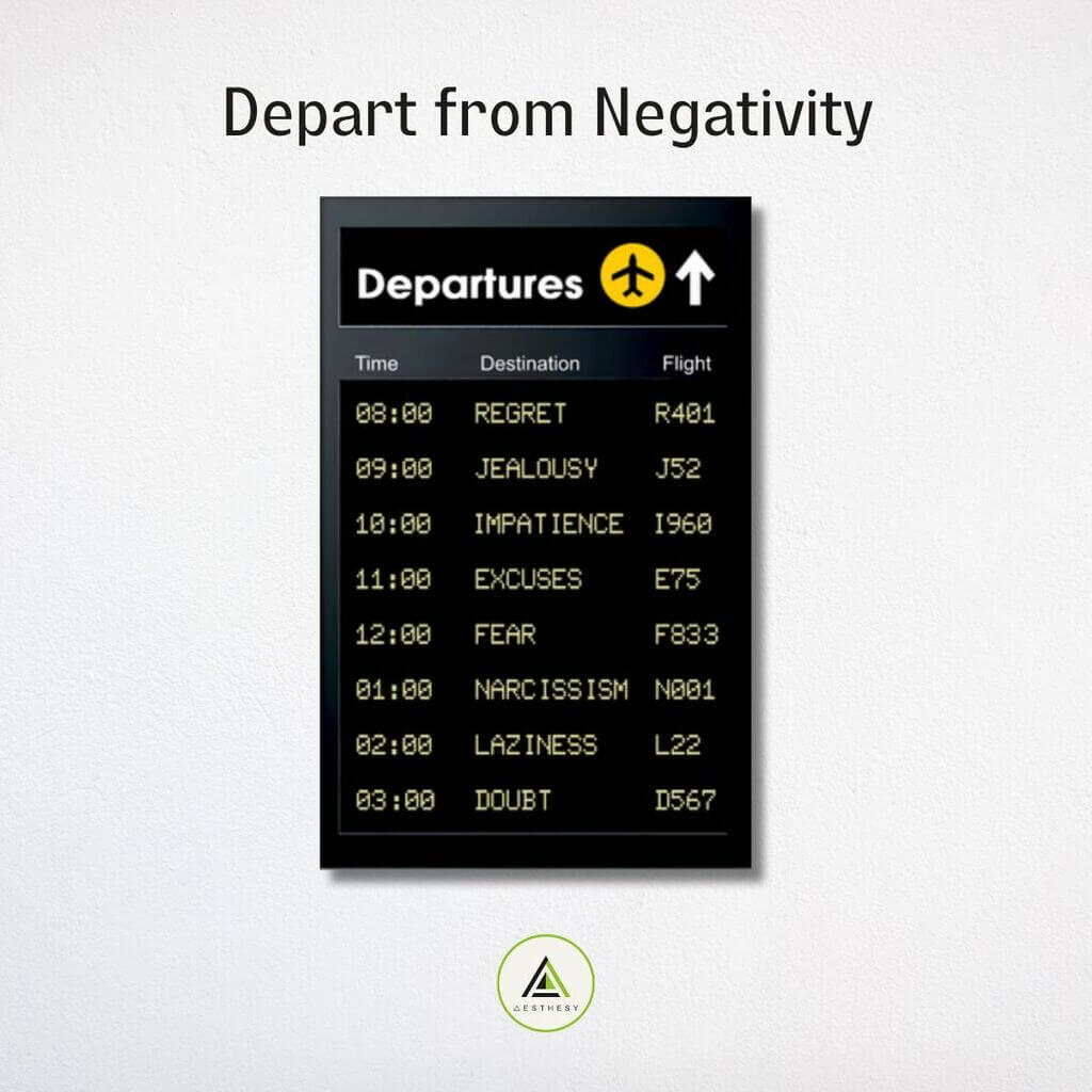 Depart from Negativity