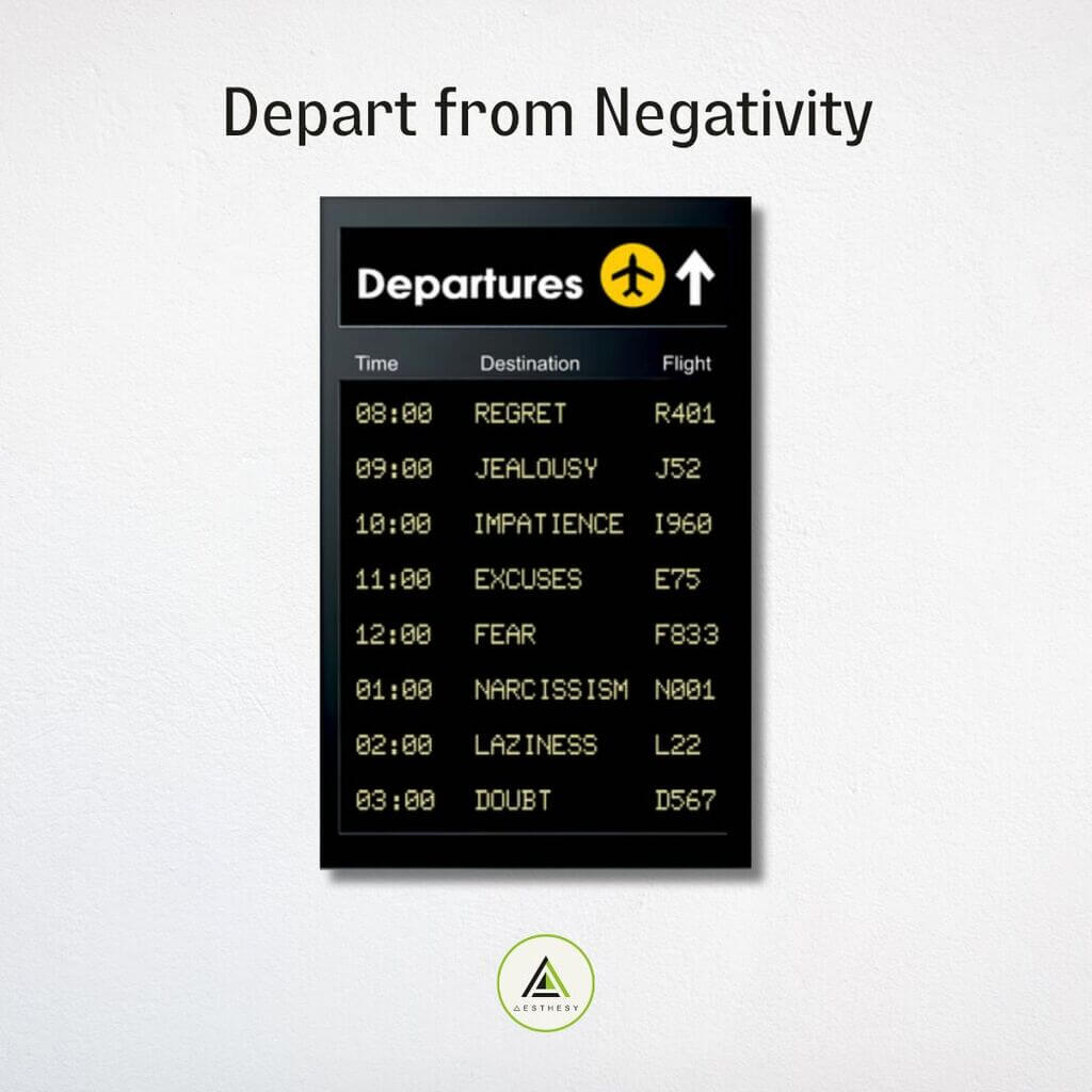 Depart from Negativity