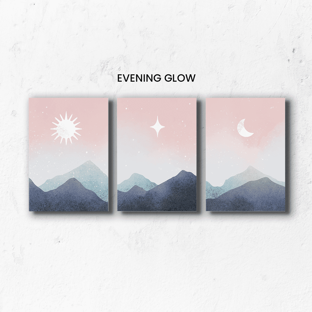 Evening Glow - Set of 3