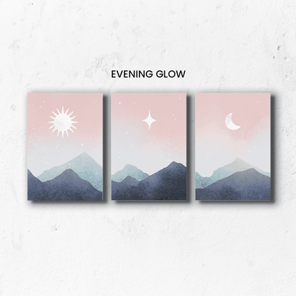 Evening Glow - Set of 3