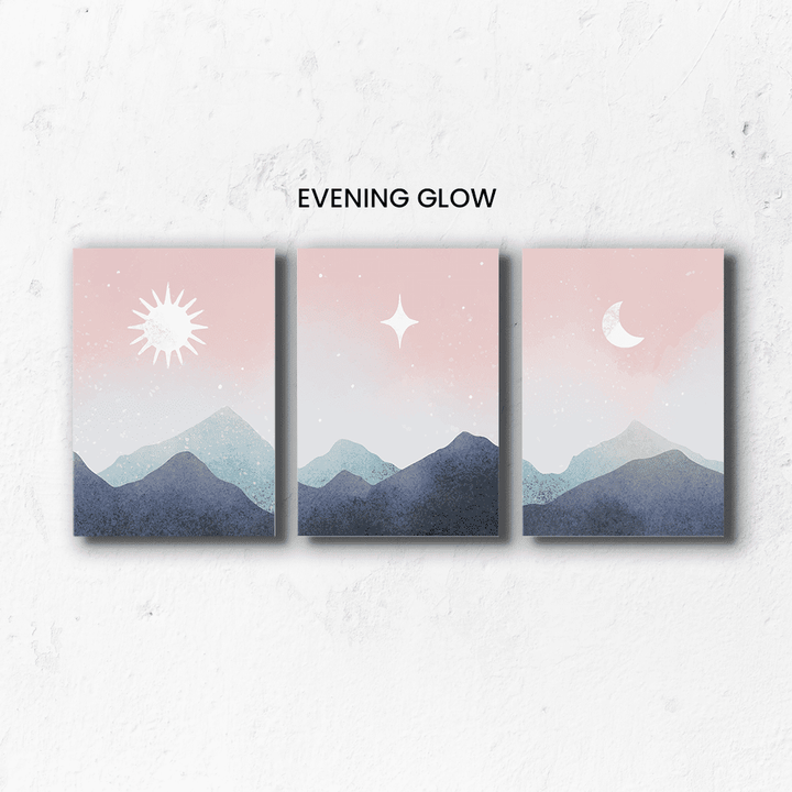 Evening Glow - Set of 3