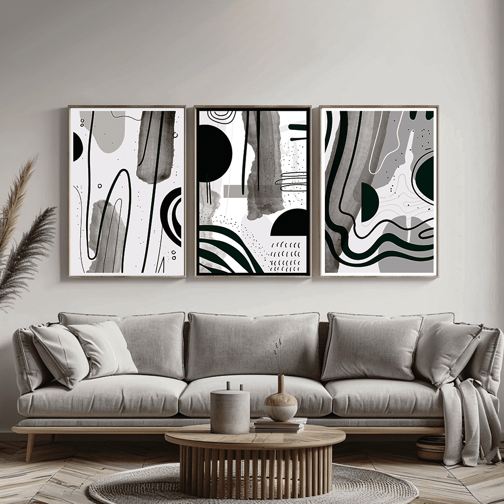 Abstract Waves - Set of 3