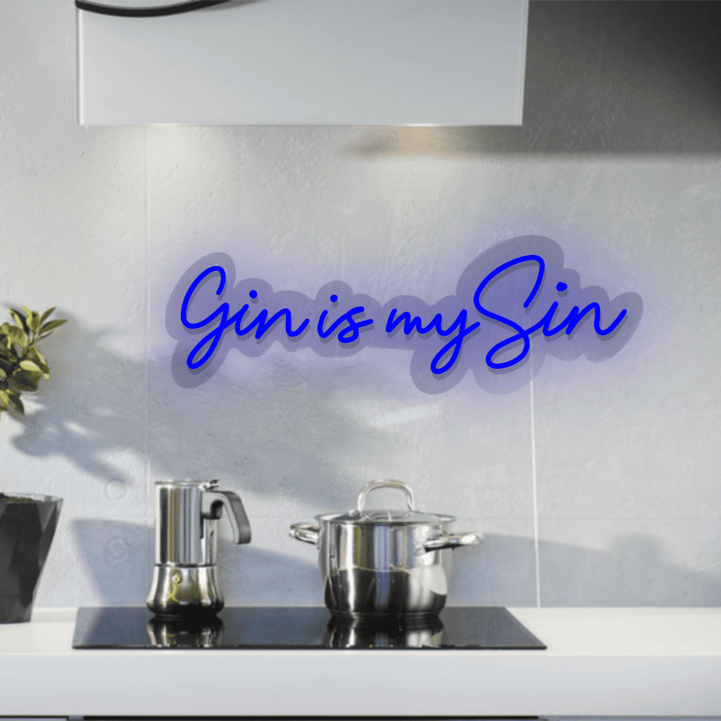 Gin is my Sin Neon Sign