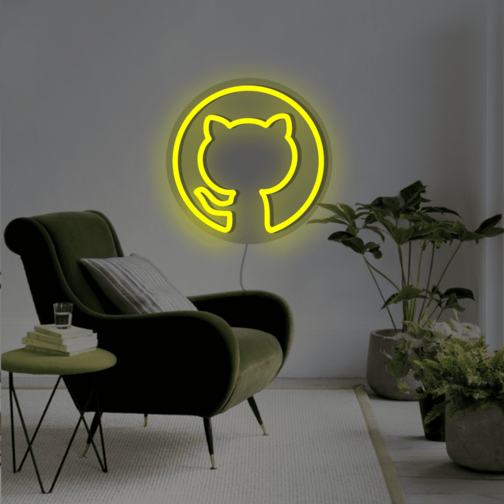 Github Cat Neon Sign