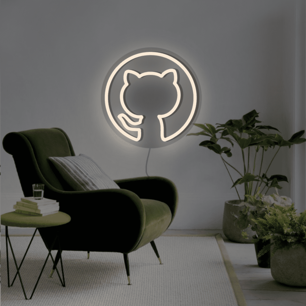 Github Cat Neon Sign