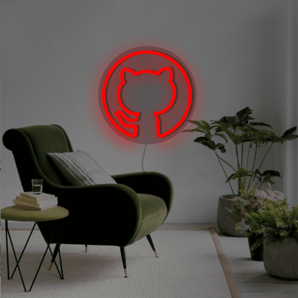 Github Cat Neon Sign