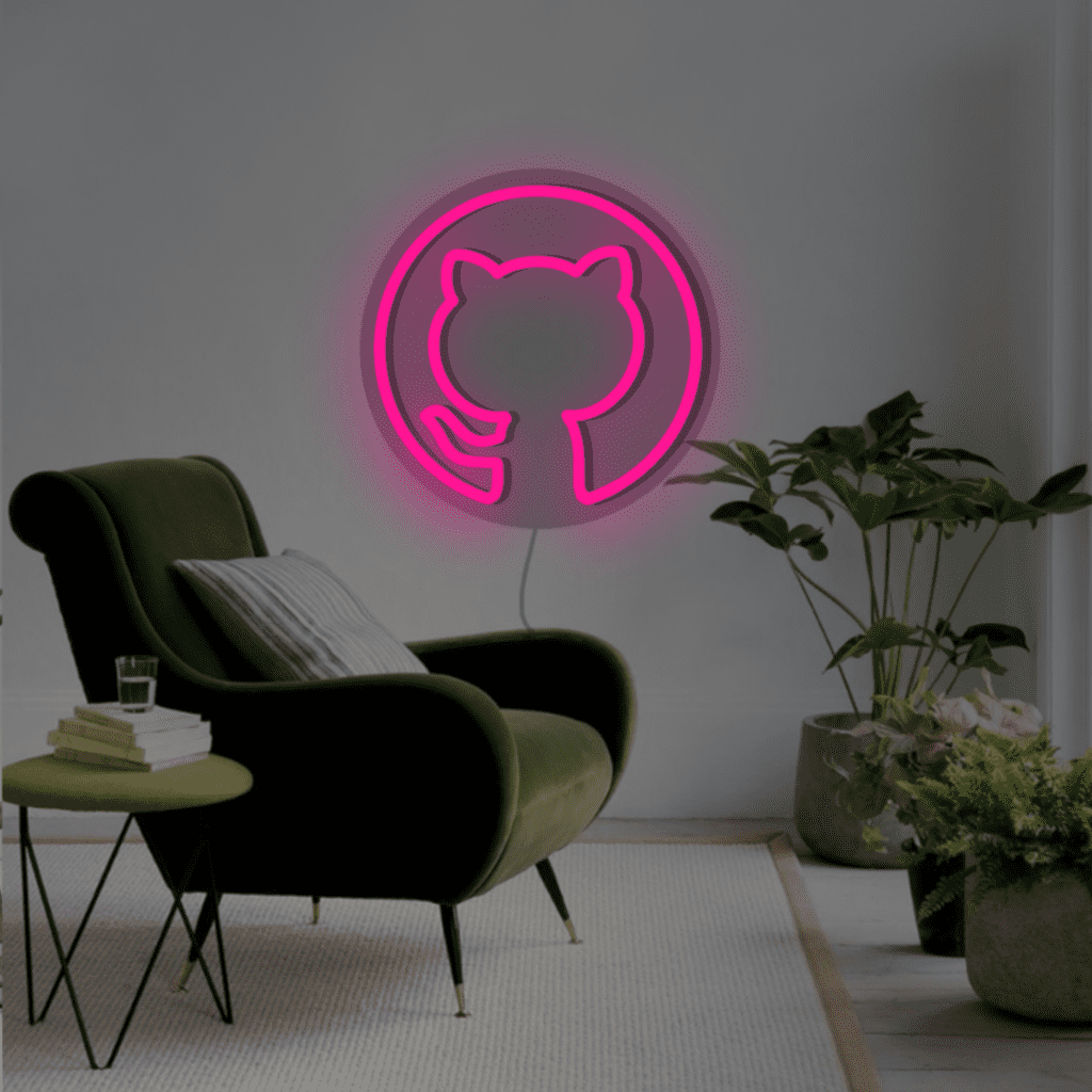 Github Cat Neon Sign
