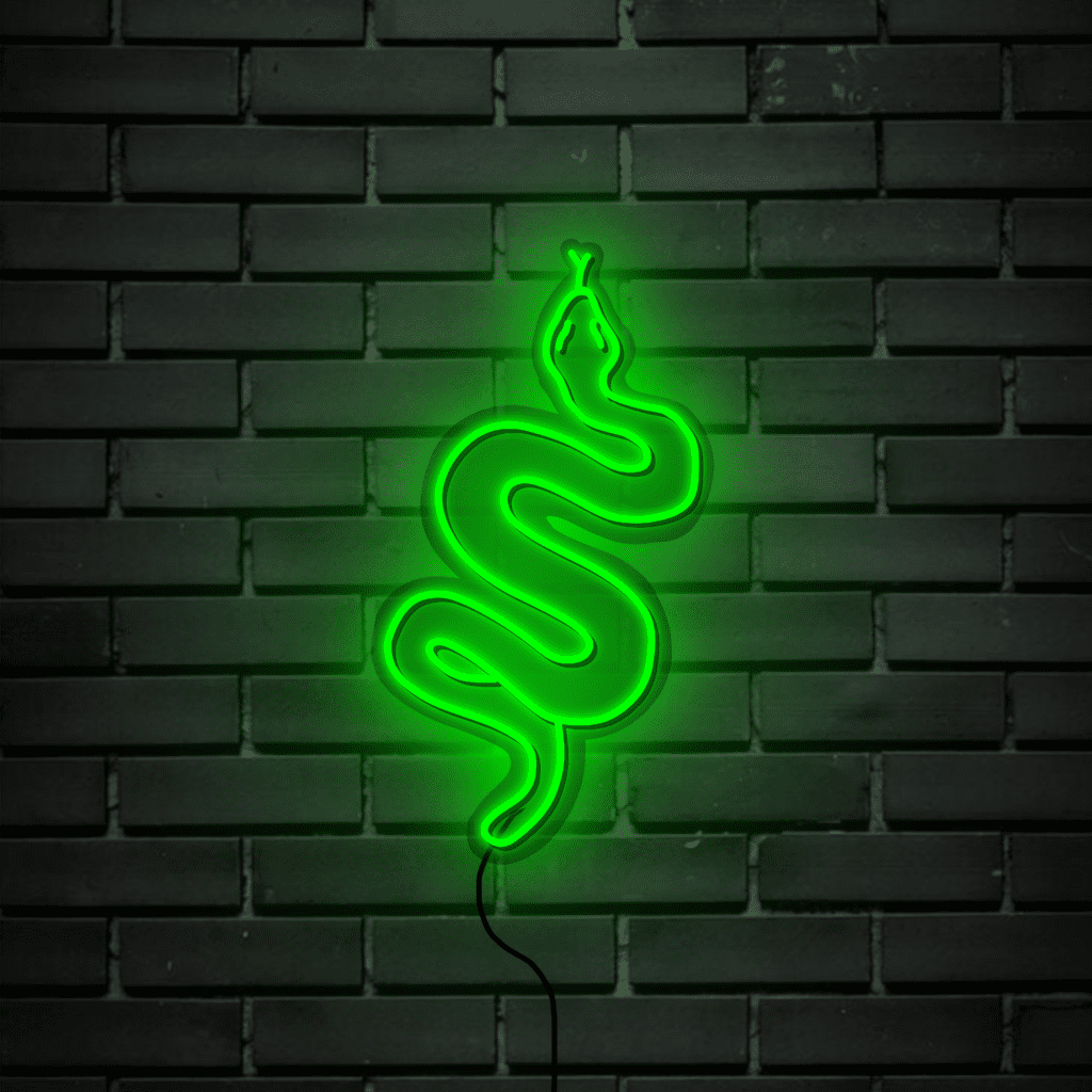 Snake Neon Sign