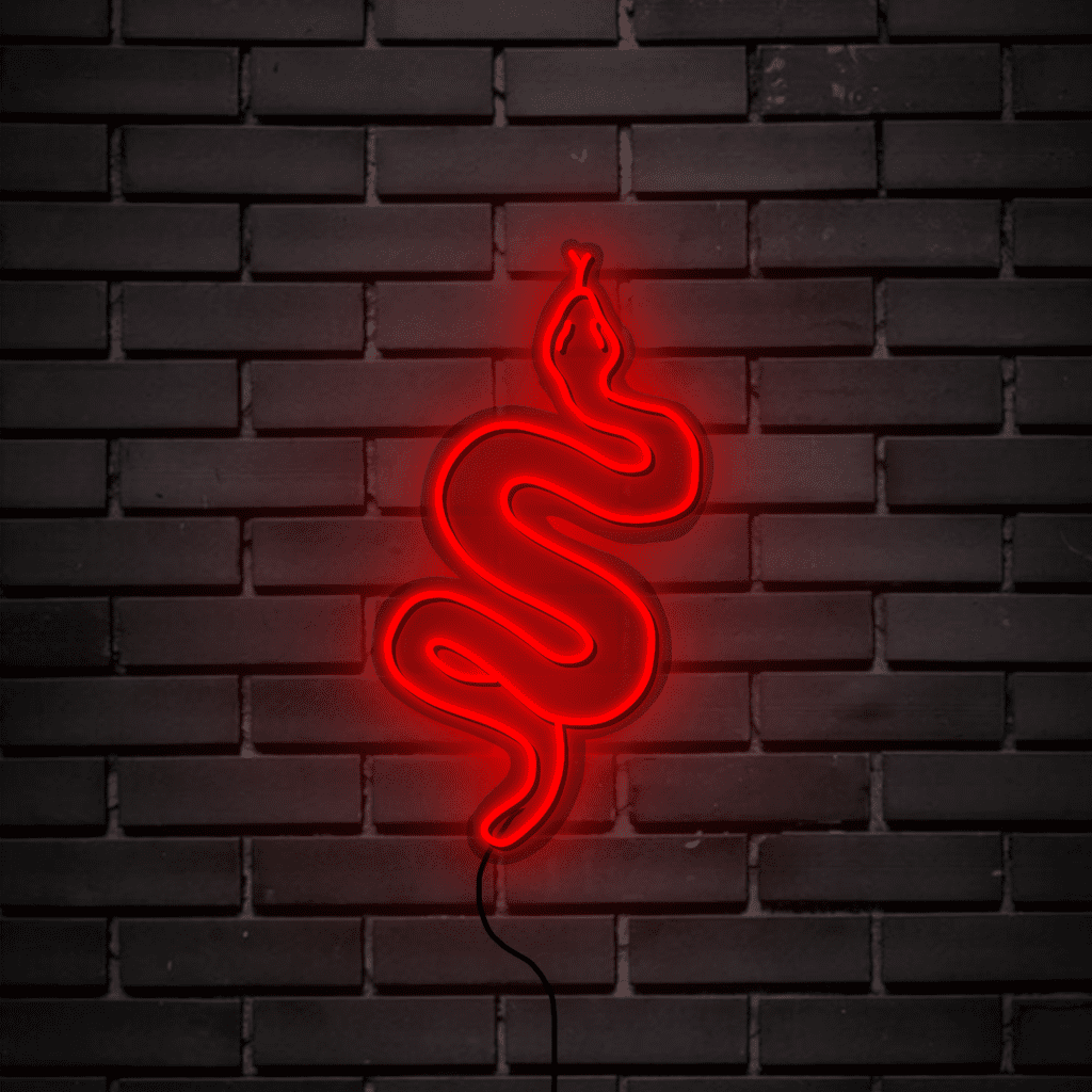 Snake Neon Sign